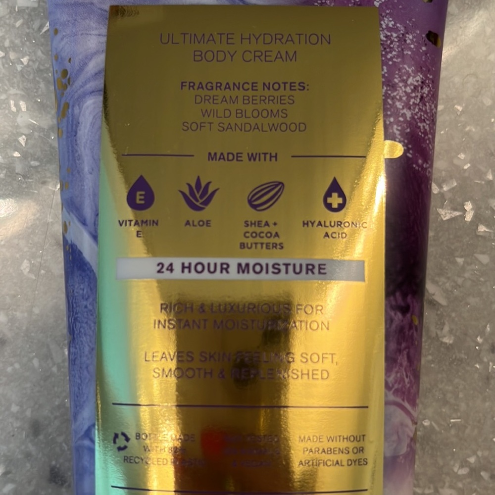 Bath & Body Amethyst Waves body cream NWT - Picture 5 of 7